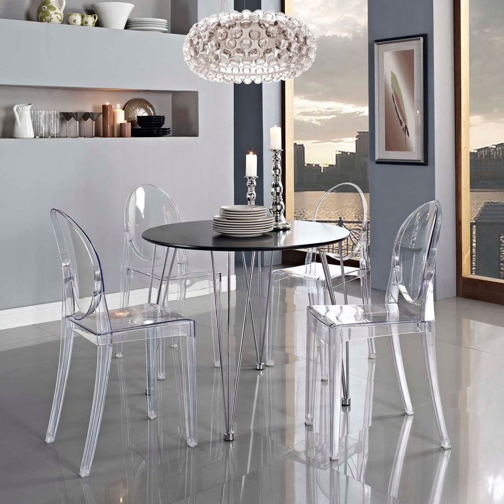 Casper Dining Side Chair in Clear