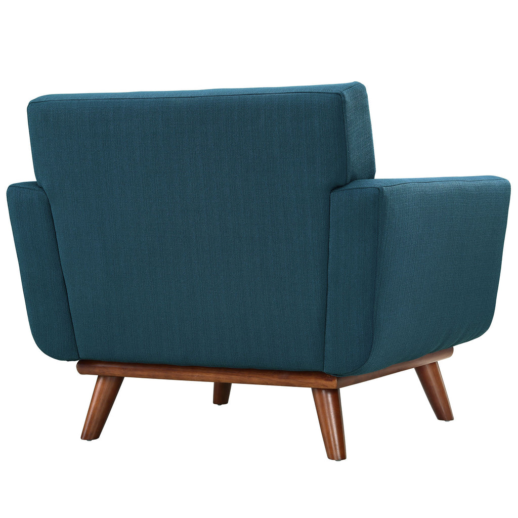 Engage Armchair Wood Set of 2 in Azure