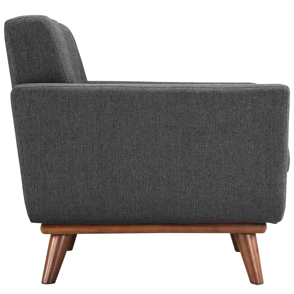 Engage Armchair Wood Set of 2 in Gray