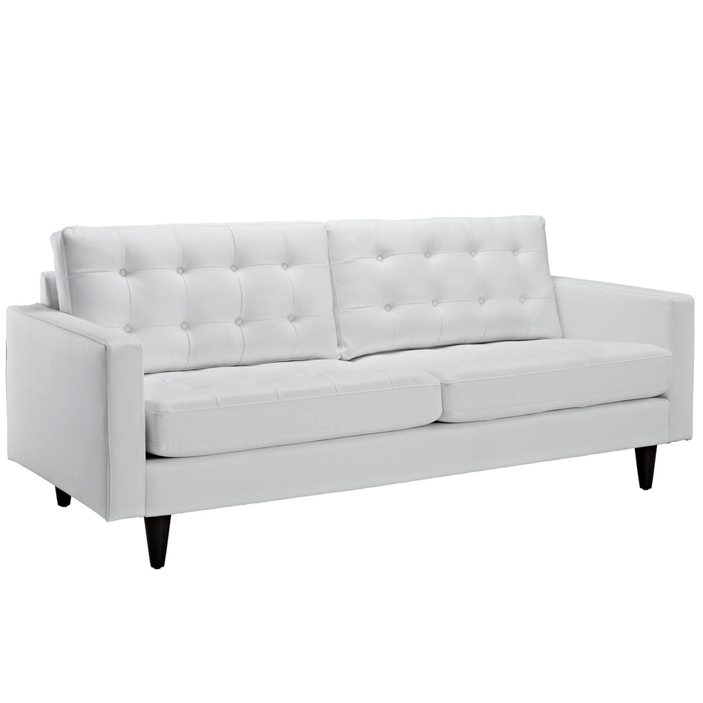 Empress Sofa and Armchair Set of 2 in White