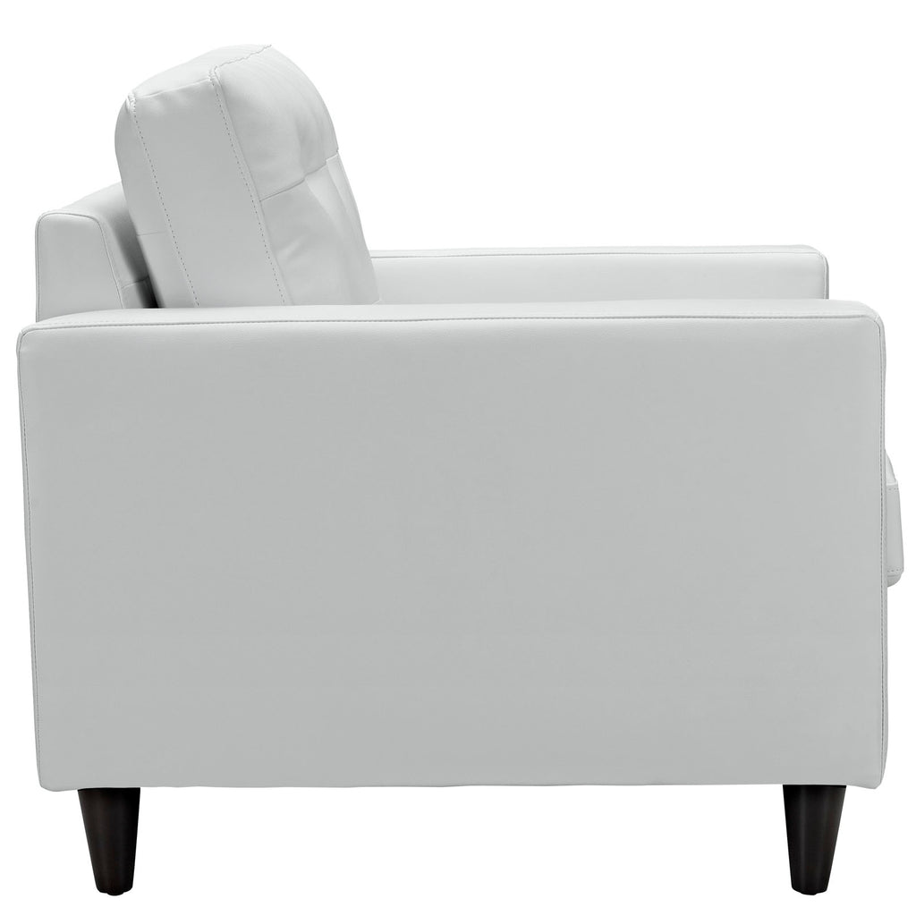 Empress Sofa and Armchair Set of 2 in White