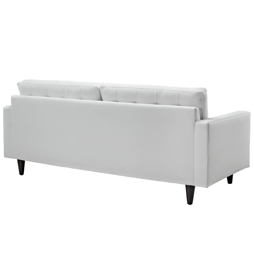 Empress Sofa and Armchairs Set of 3 in White