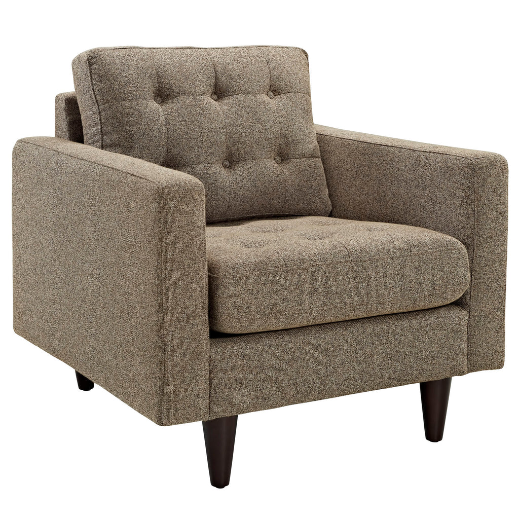 Empress Sofa and Armchairs Set of 3 in Oatmeal