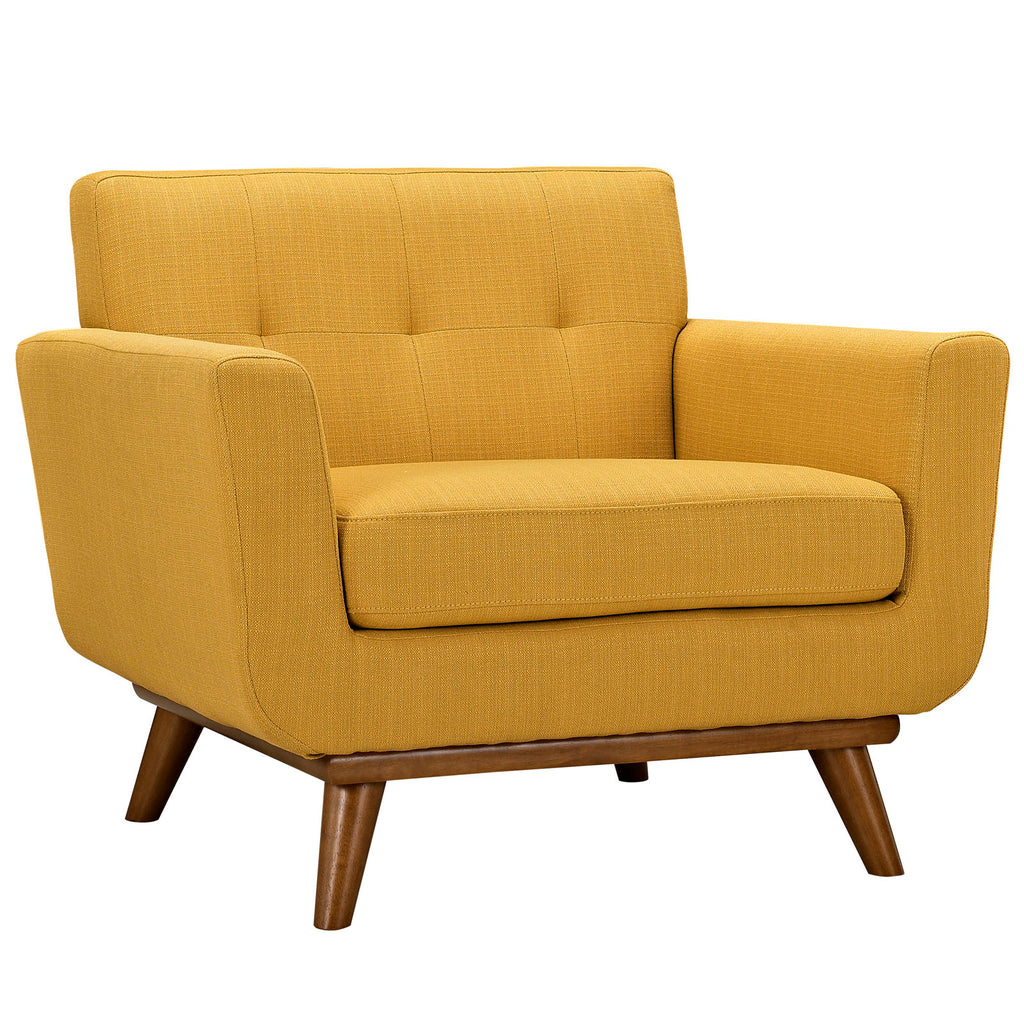 Engage Armchair and Loveseat Set of 2 in Citrus