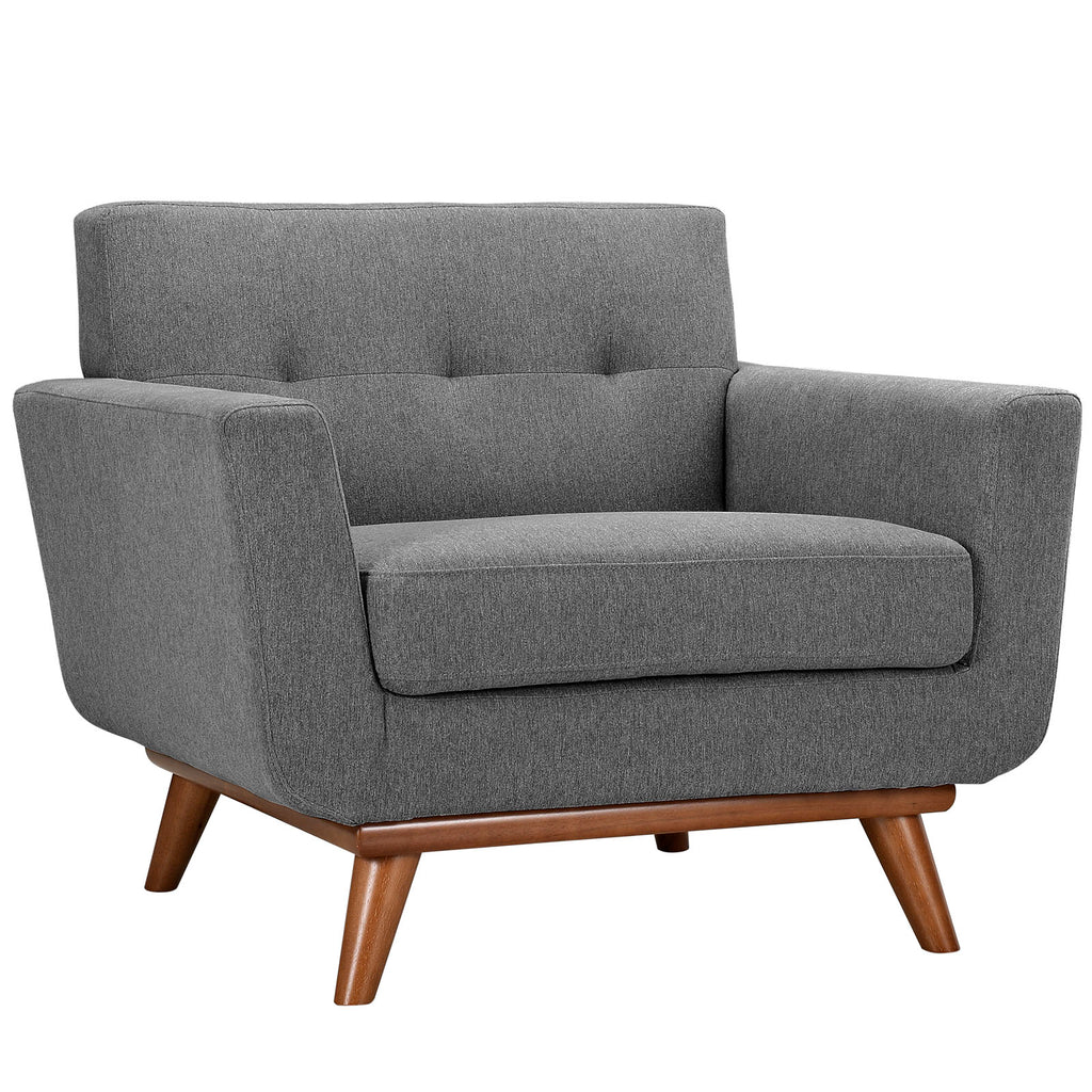 Engage Armchair and Loveseat Set of 2 in Expectation Gray