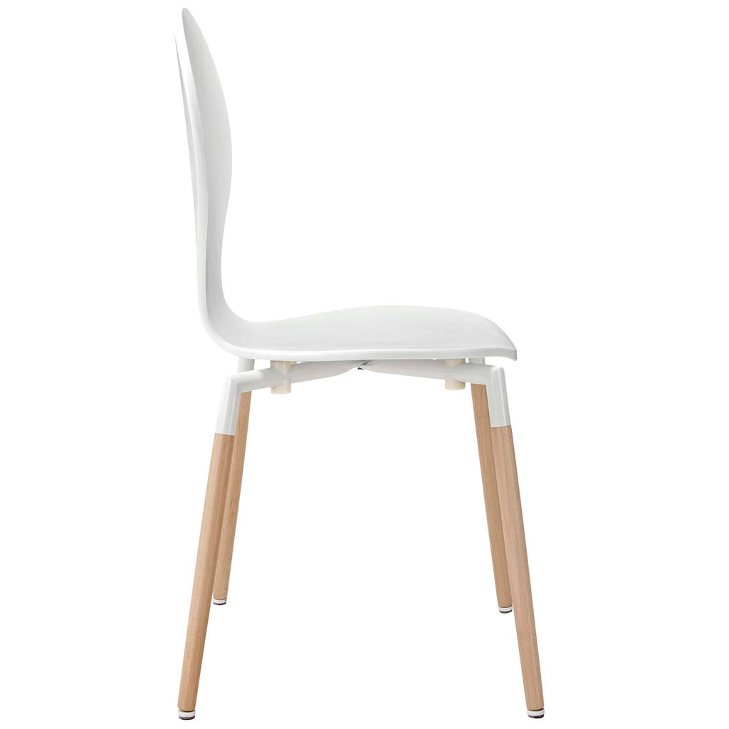 Path Dining Chair Set of 4 in White