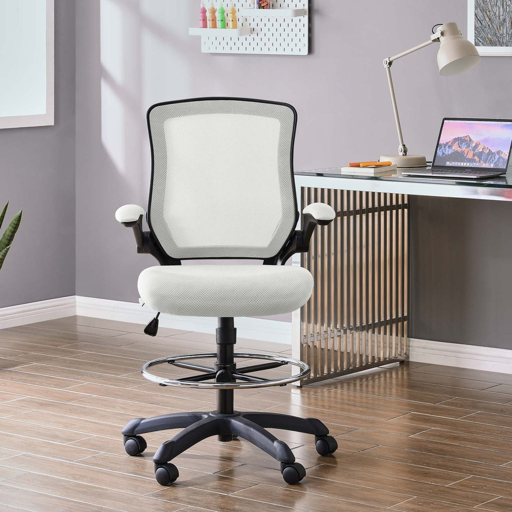 Veer Drafting Chair in Gray