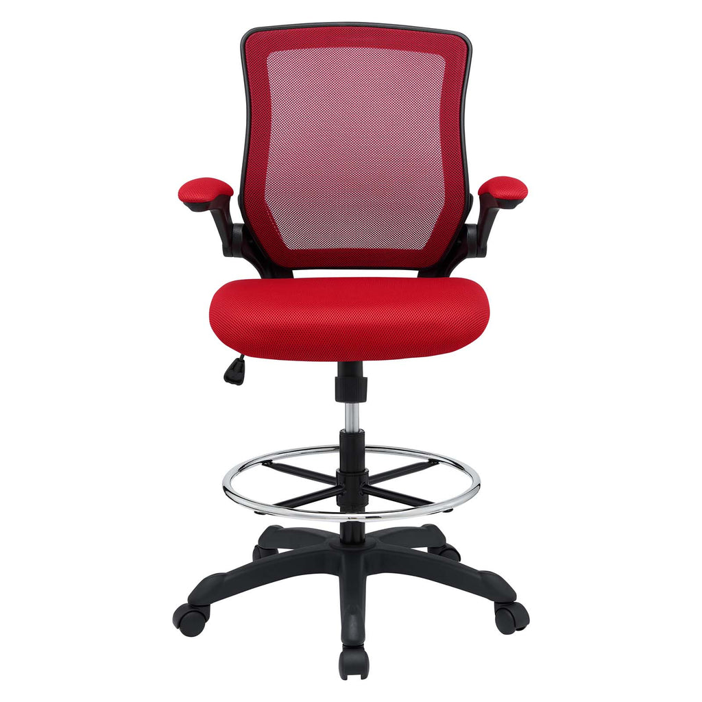 Veer Drafting Chair in Red