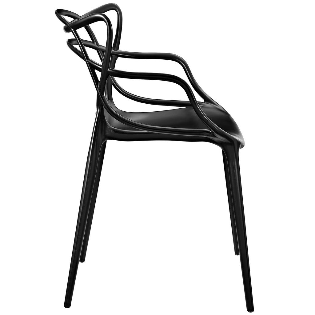 Entangled Dining Armchair in Black