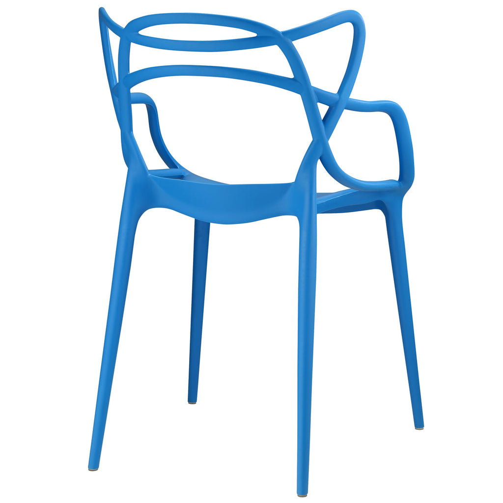 Entangled Dining Armchair in Blue
