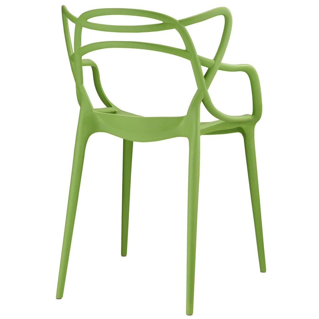 Entangled Dining Armchair in Green
