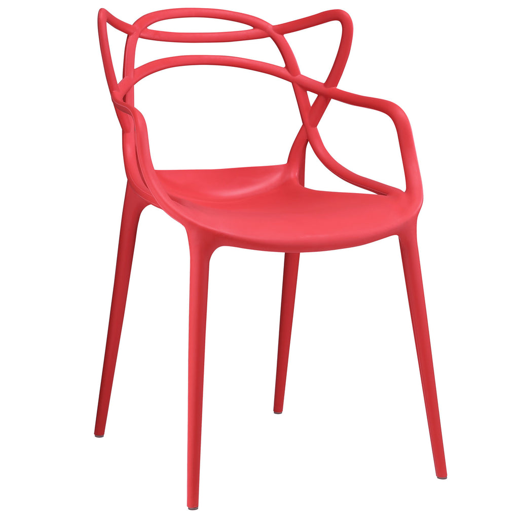 Entangled Dining Armchair in Red