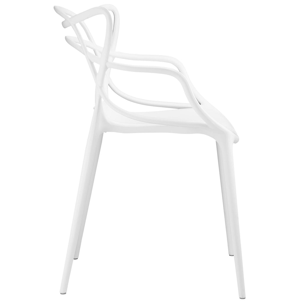 Entangled Dining Armchair in White