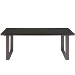 Fortuna Outdoor Patio Coffee Table in Brown