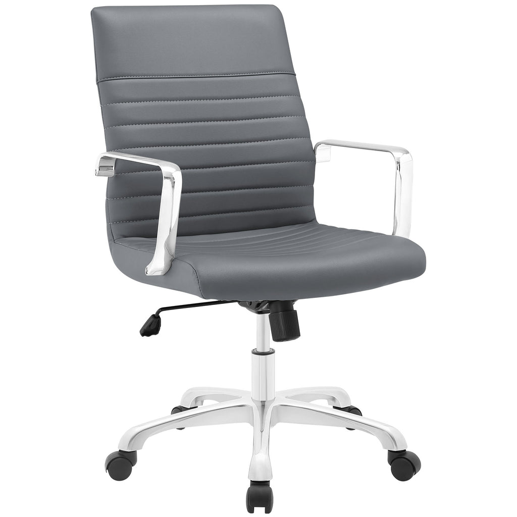 Finesse Mid Back Office Chair in Gray