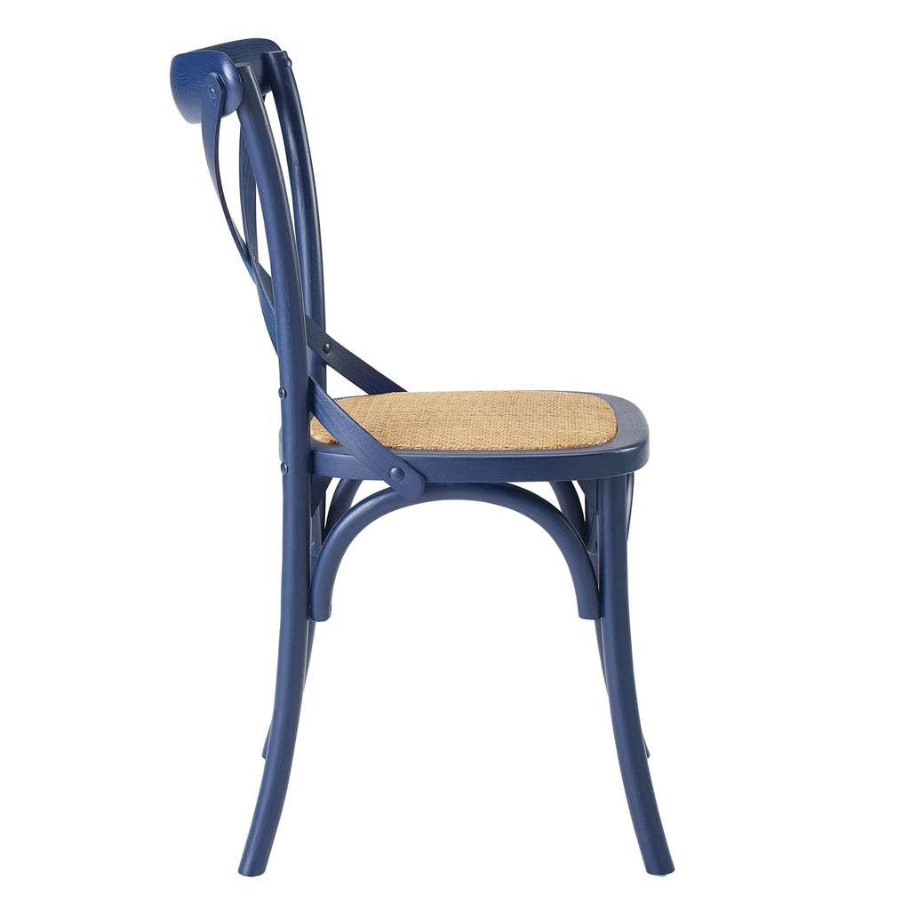 Gear Dining Side Chair in Midnight Blue