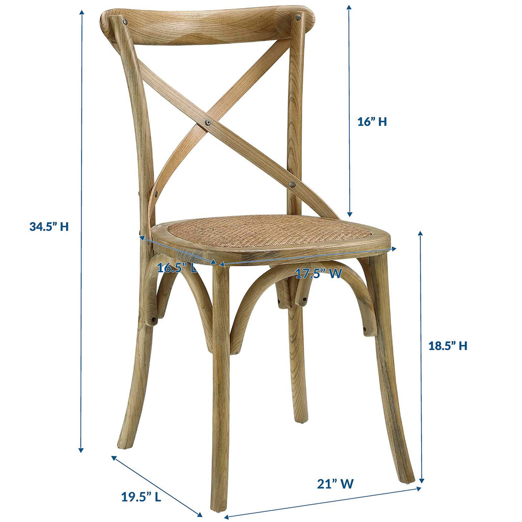 Gear Dining Side Chair in Natural