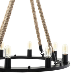 Encircle Chandelier in Black