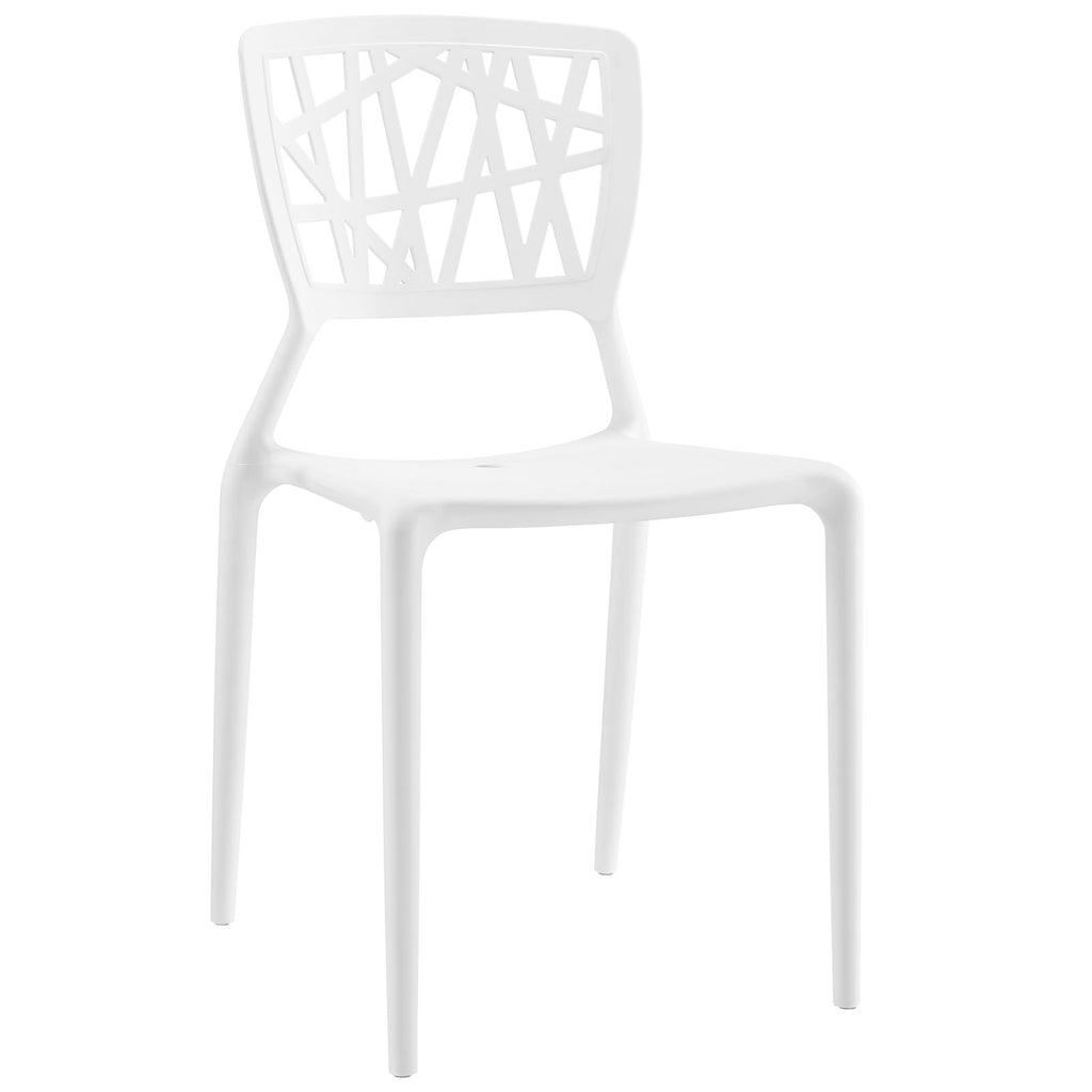 Astro Dining Side Chair in White