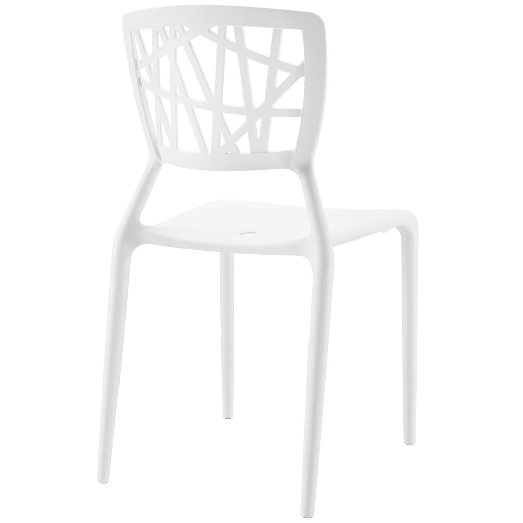 Astro Dining Side Chair in White