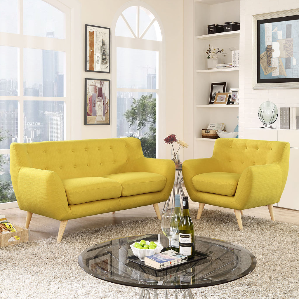 Remark 2 Piece Living Room Set in Sunny-3