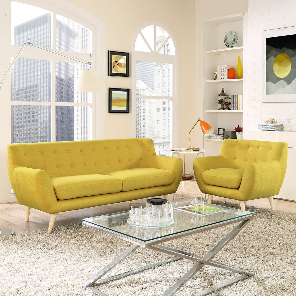 Remark 2 Piece Living Room Set in Sunny-2