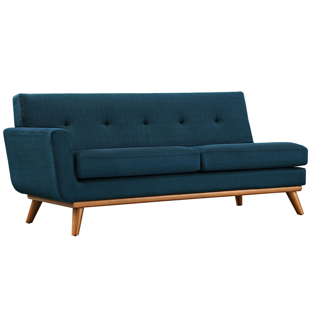 Engage Left-Arm Loveseat in Azure
