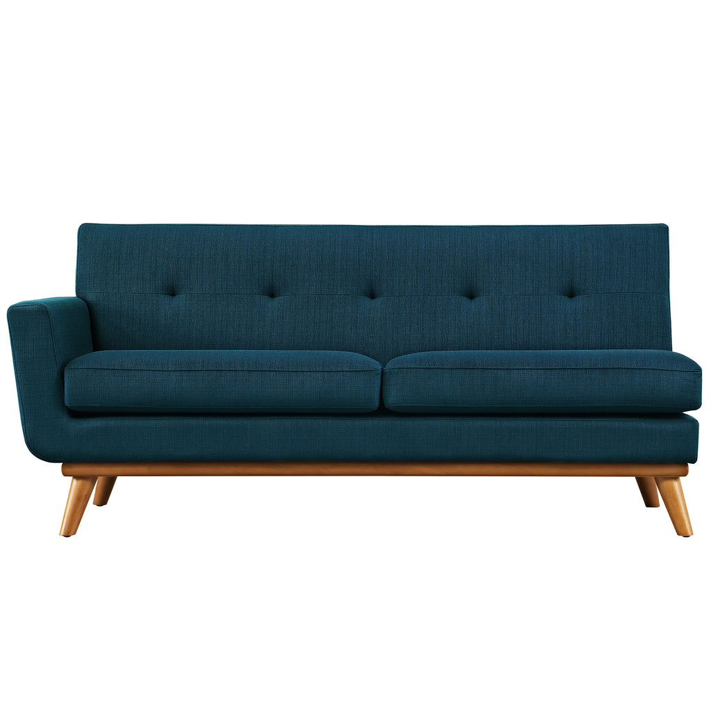 Engage Left-Arm Loveseat in Azure