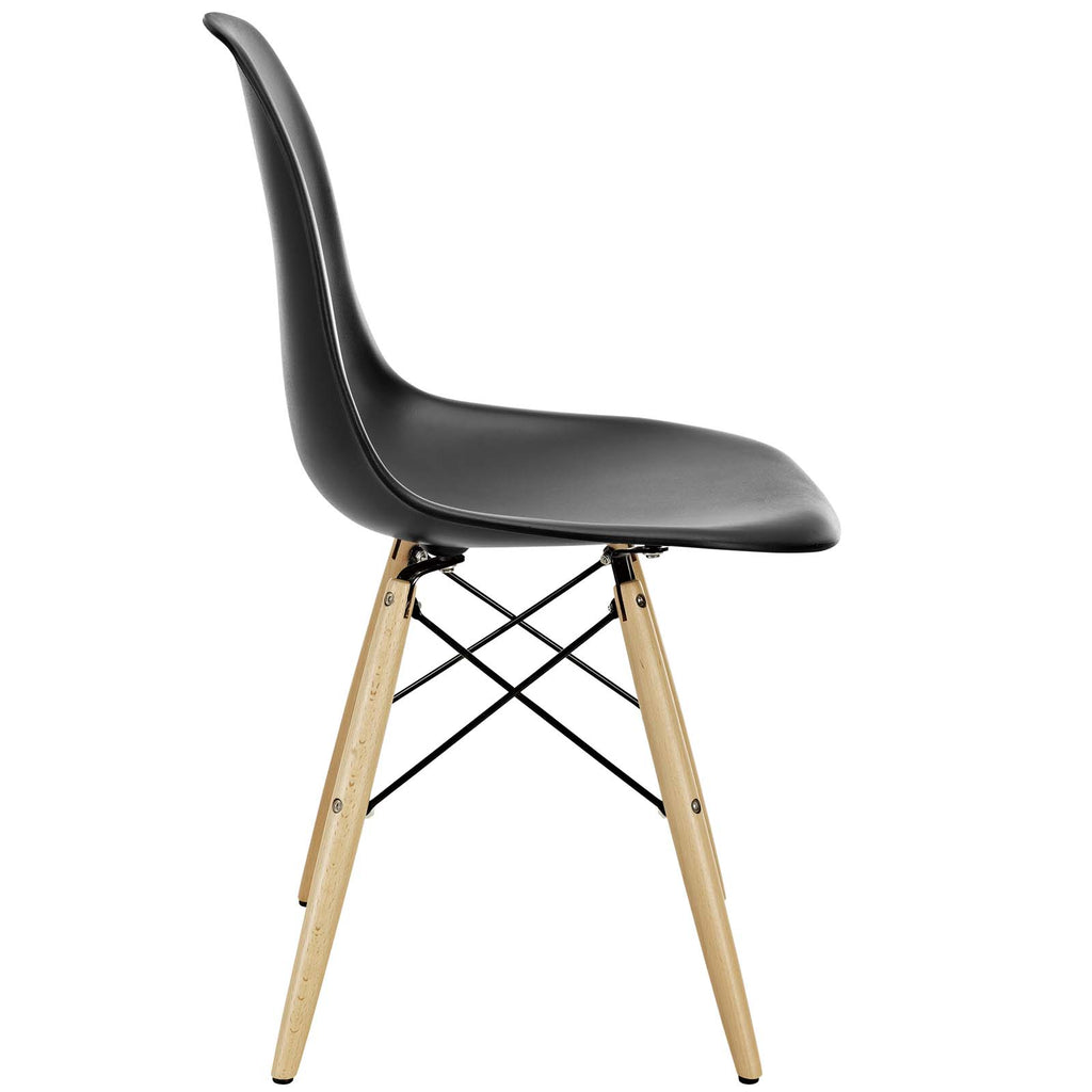Pyramid Dining Side Chair in Black