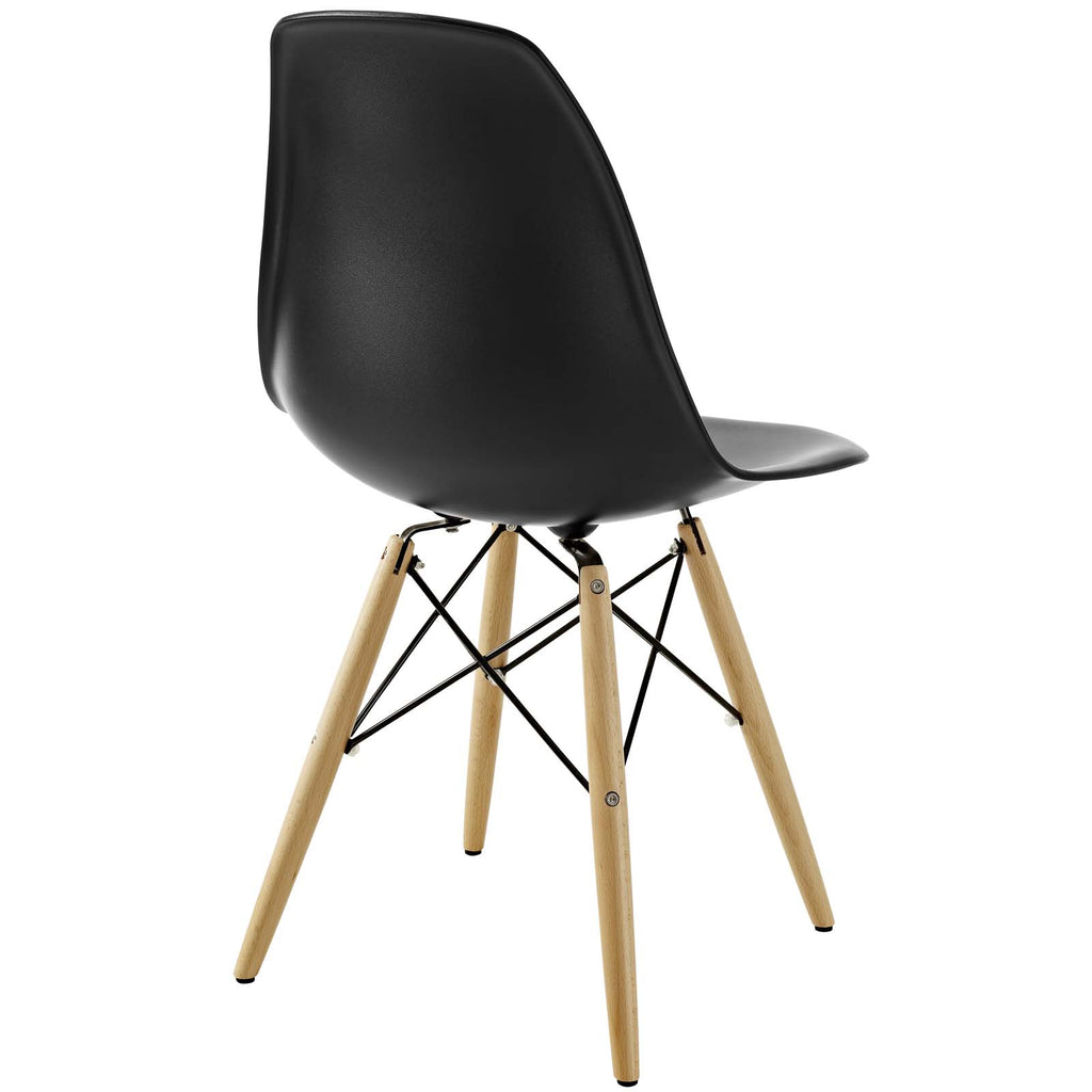 Pyramid Dining Side Chair in Black