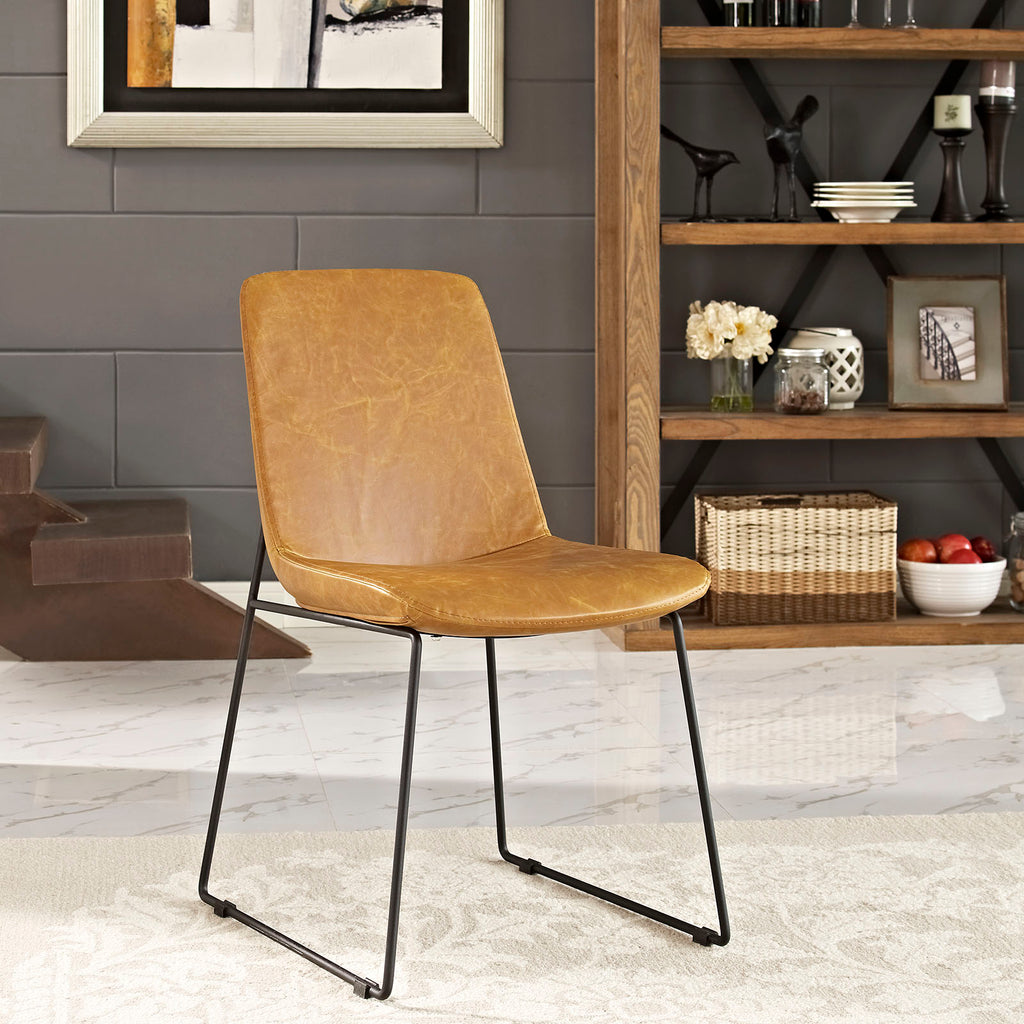 Invite Dining Side Chair in Tan