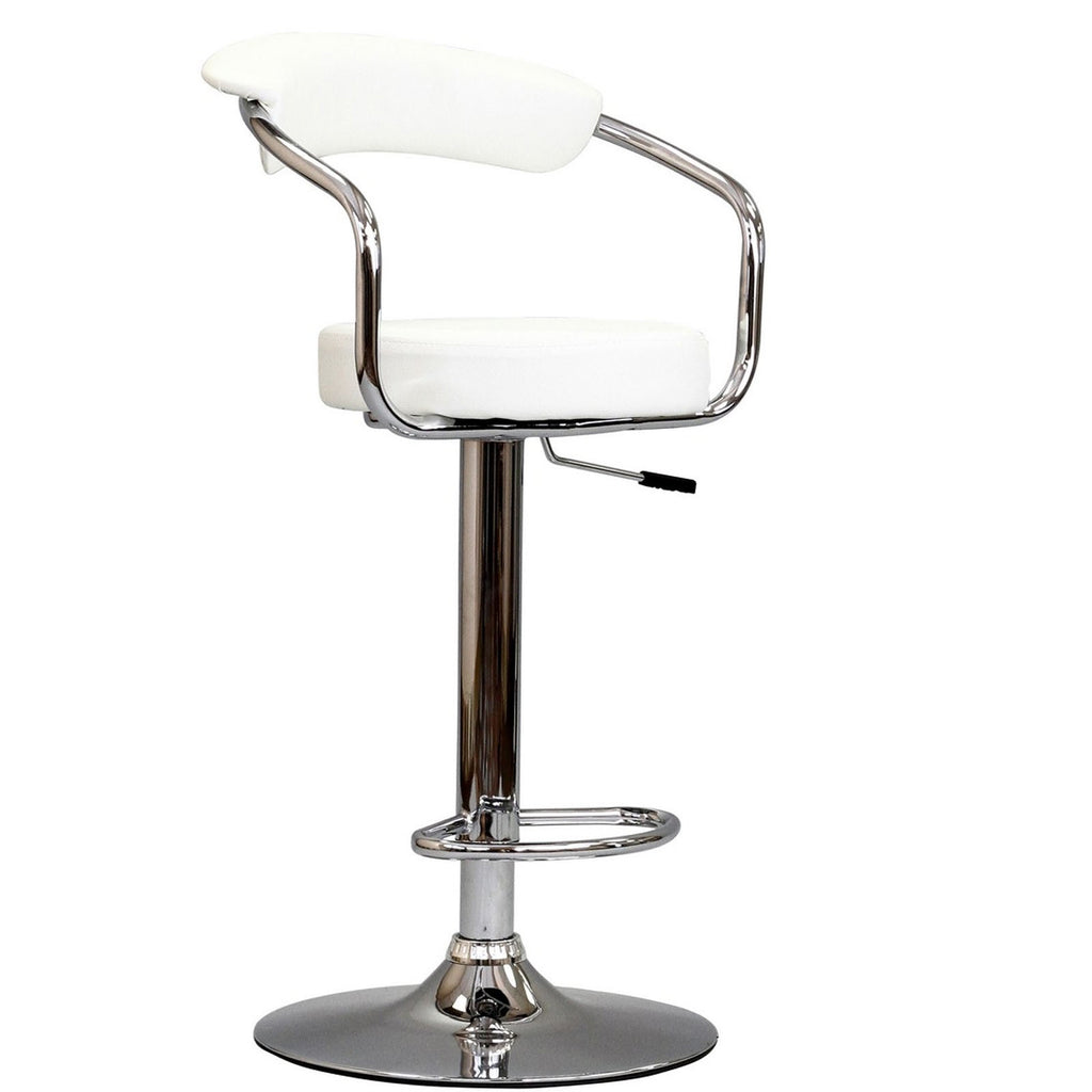 Diner Bar Stool in White