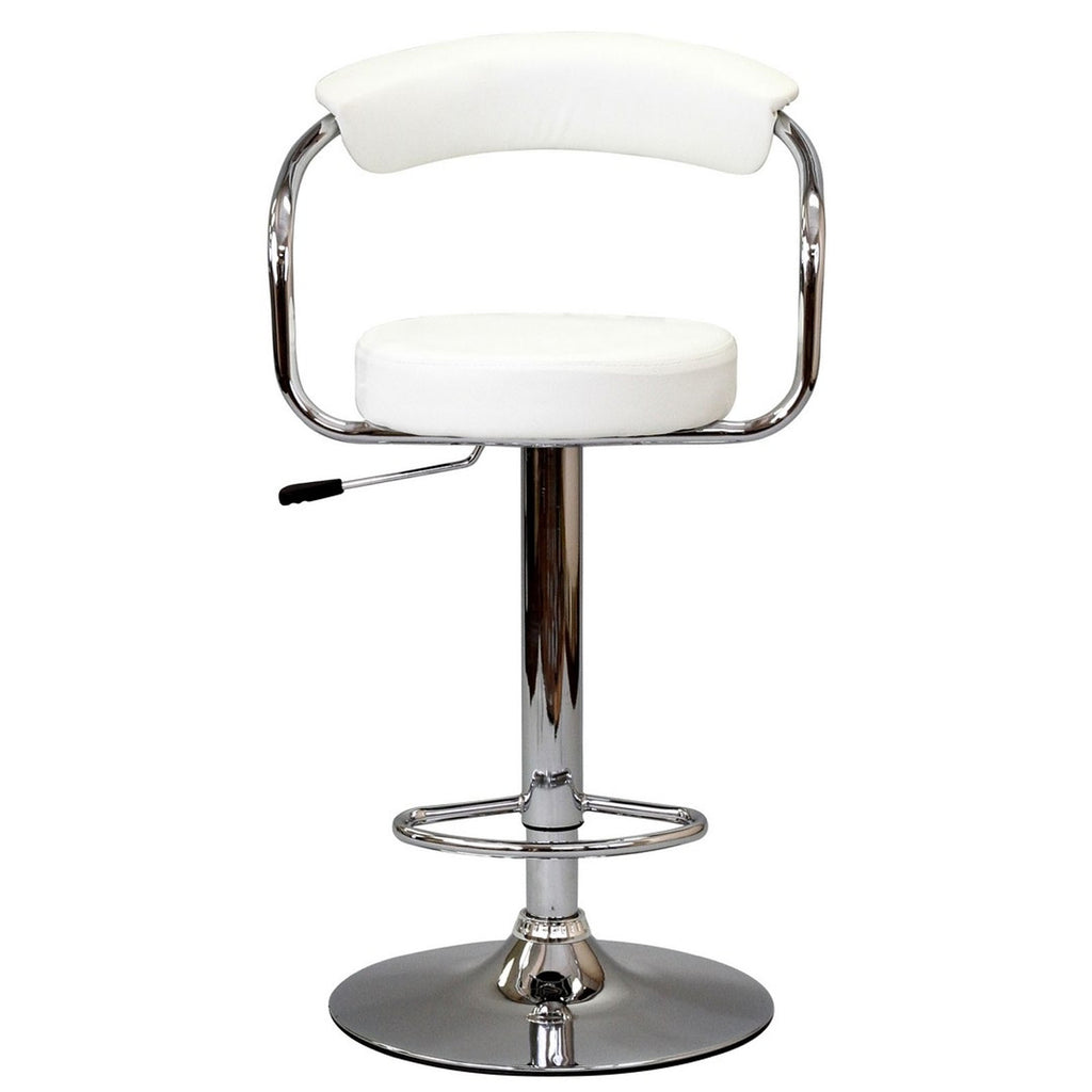 Diner Bar Stool in White