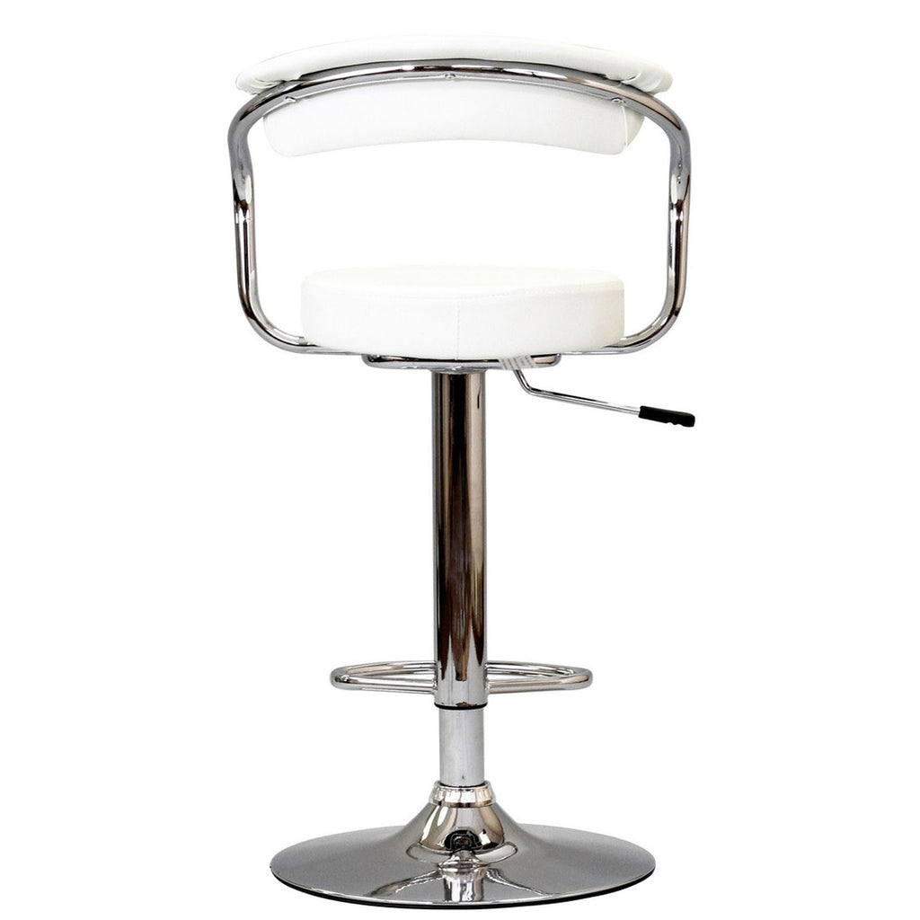 Diner Bar Stool in White