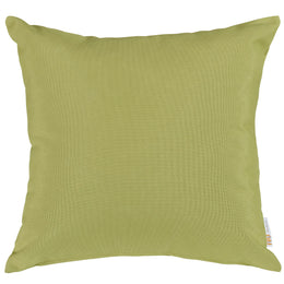 Convene Two Piece Outdoor Patio Pillow Set in Peridot