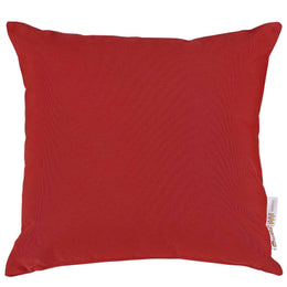 Summon 2 Piece Outdoor Patio Sunbrella Pillow Set in Red