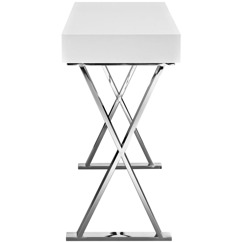 Sector Console Table in White