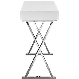 Sector Console Table in White