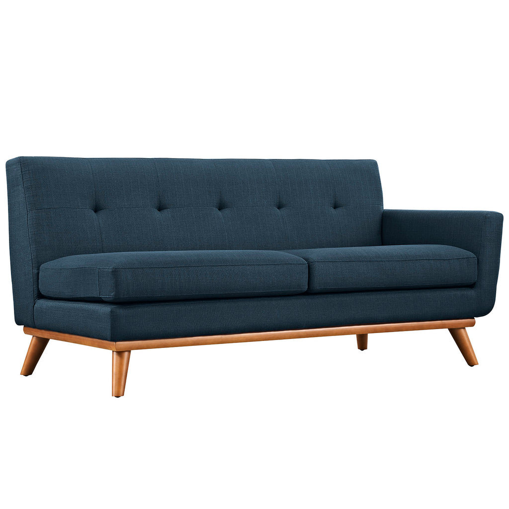 Engage Left-Facing Sectional Sofa in Azure