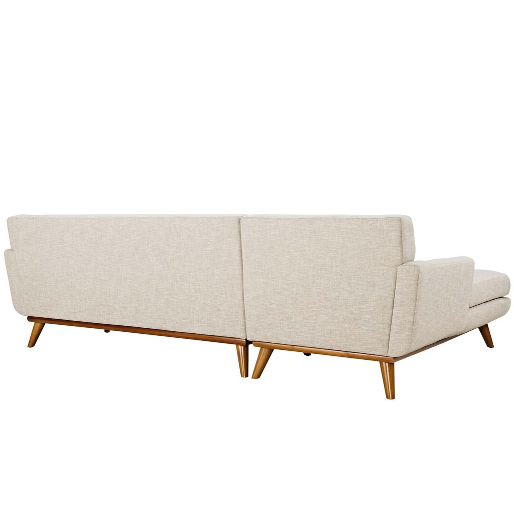 Engage Left-Facing Sectional Sofa in Beige