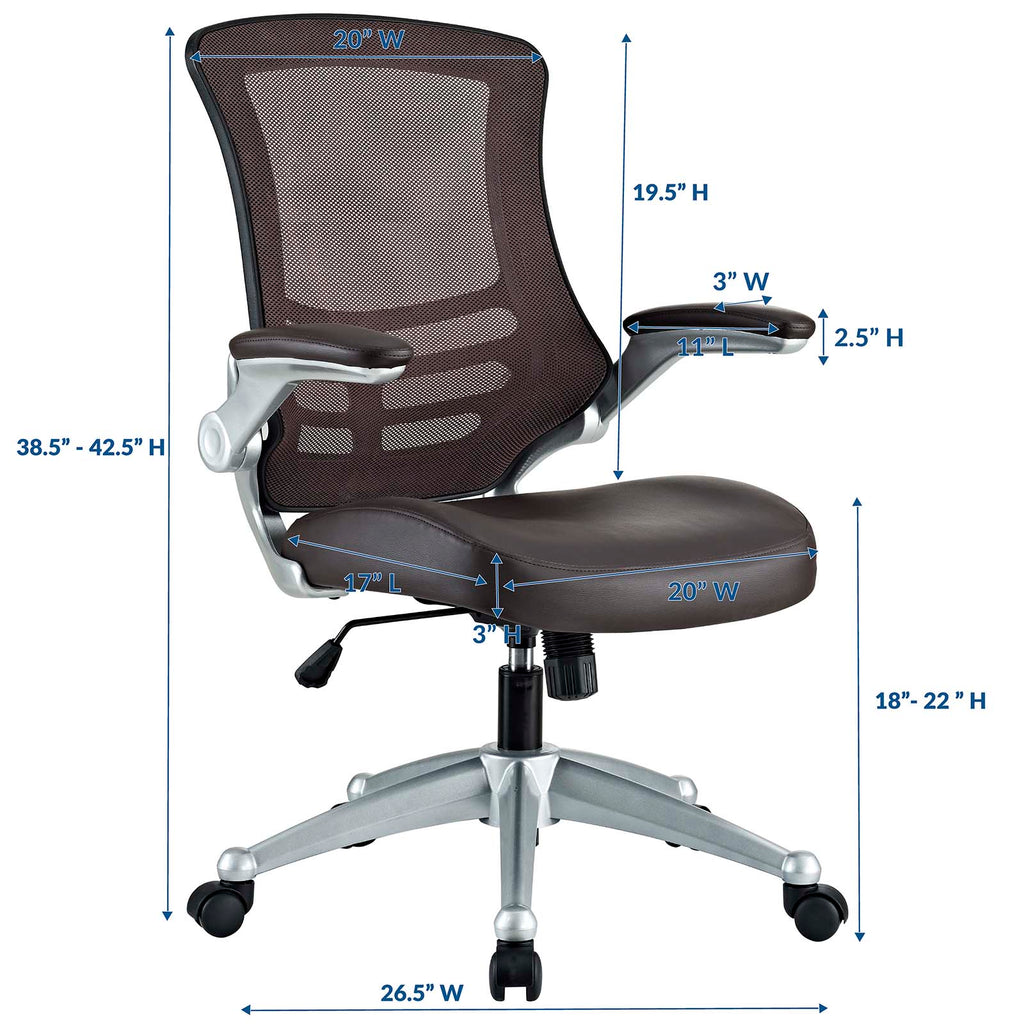 Attainment Office Chair in Brown