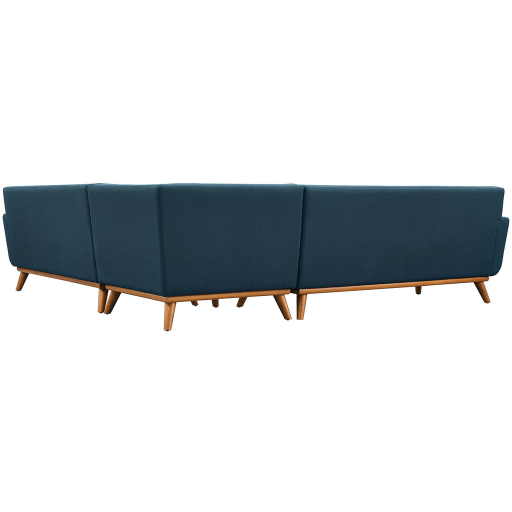 Engage L-Shaped Sectional Sofa in Azure