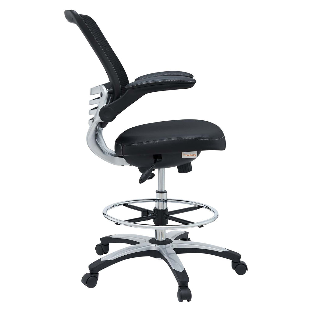 Edge Drafting Chair in Black