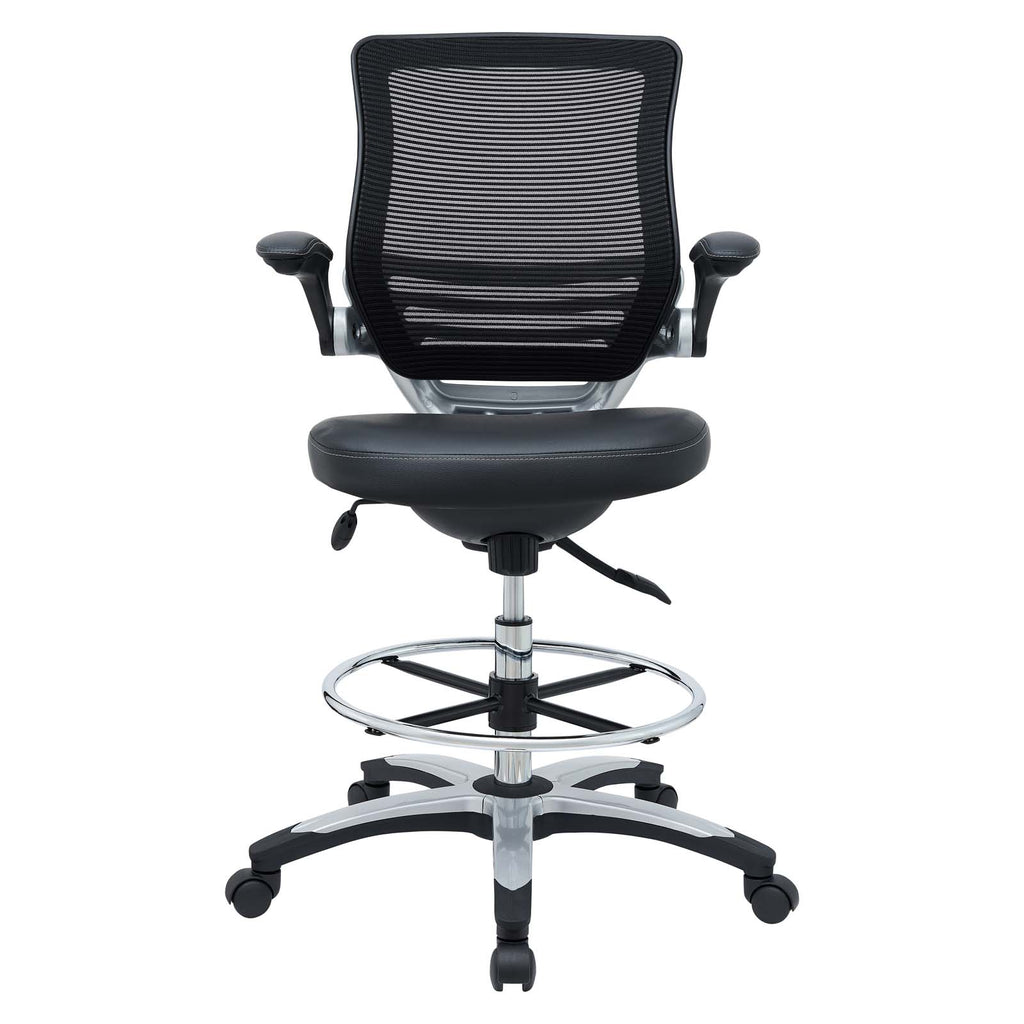 Edge Drafting Chair in Black