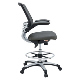 Edge Drafting Chair in Gray