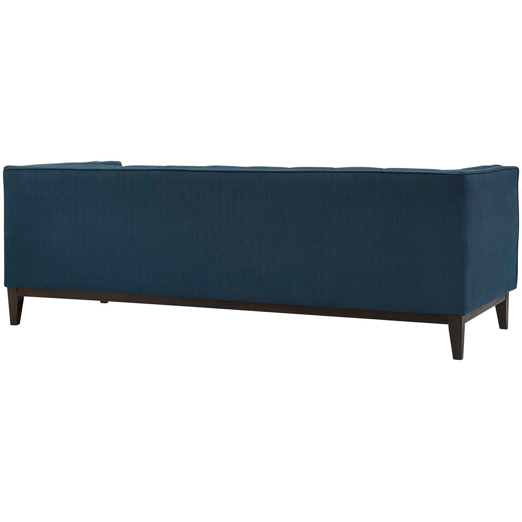 Serve Upholstered Fabric Sofa in Azure