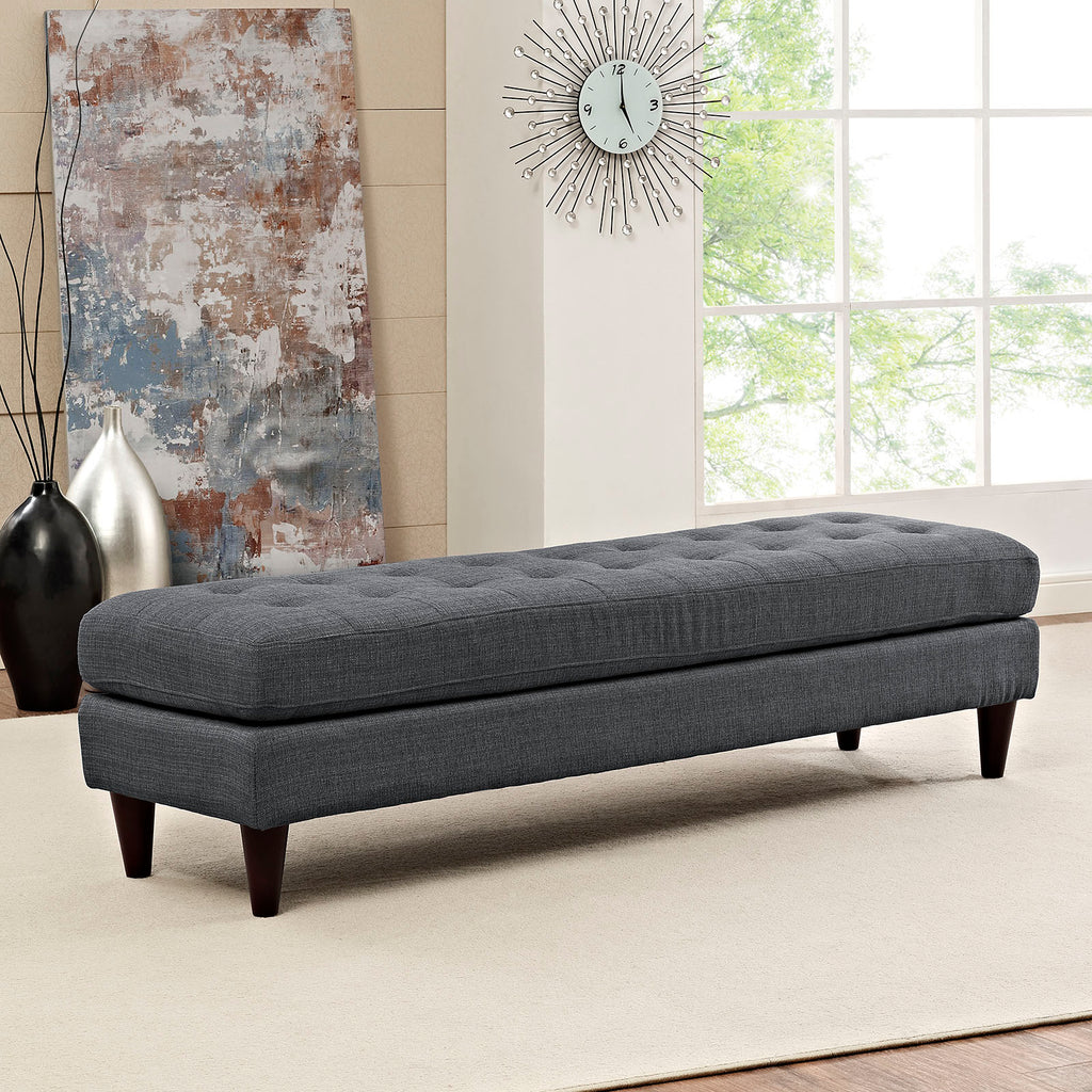 Empress Large Bench in Gray