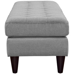 Empress Large Bench in Light Gray