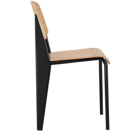 Cabin Dining Side Chair in Natural Black