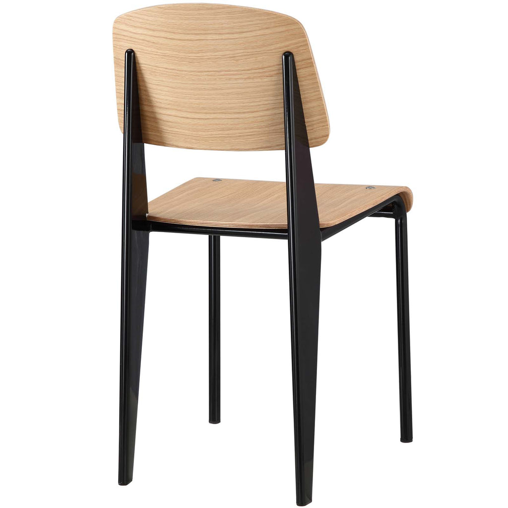 Cabin Dining Side Chair in Natural Black